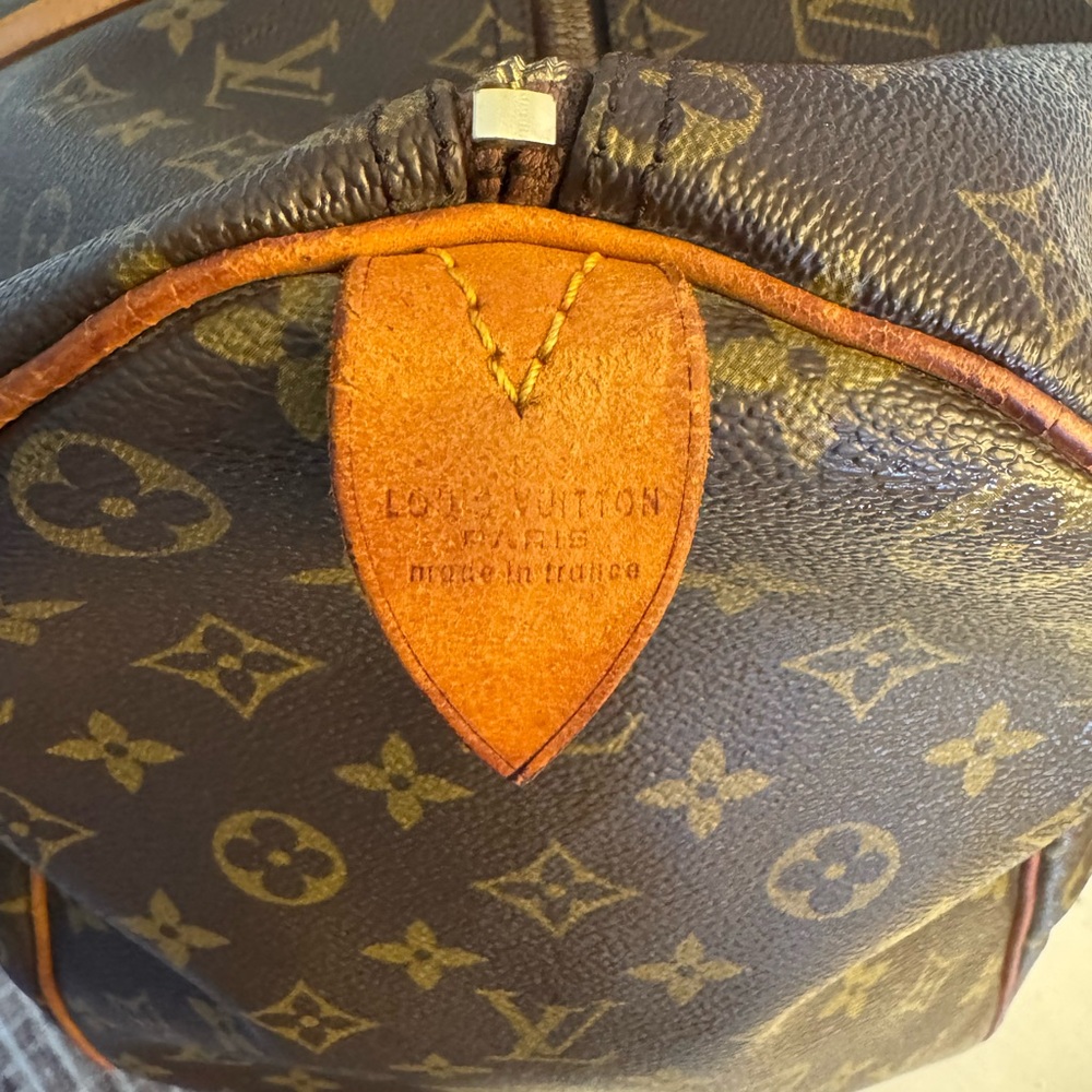 Louis Vuitton Brown LV Monogram Keepall 50 Duffle Bag - Picture 5 of 14